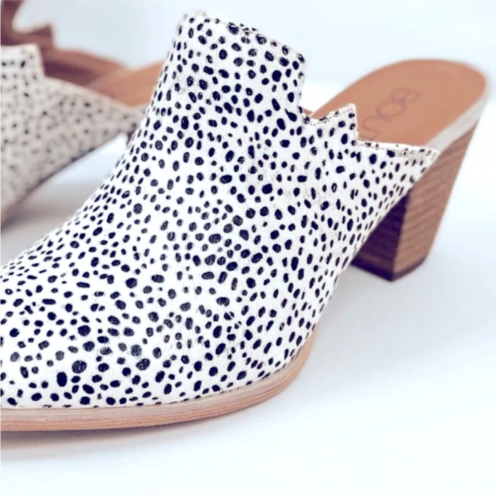 Corkys Black and White Spotted Mules - Picture 3 of 10